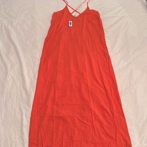 Women’s Summer Dress - Orange - Tall Large - NEW